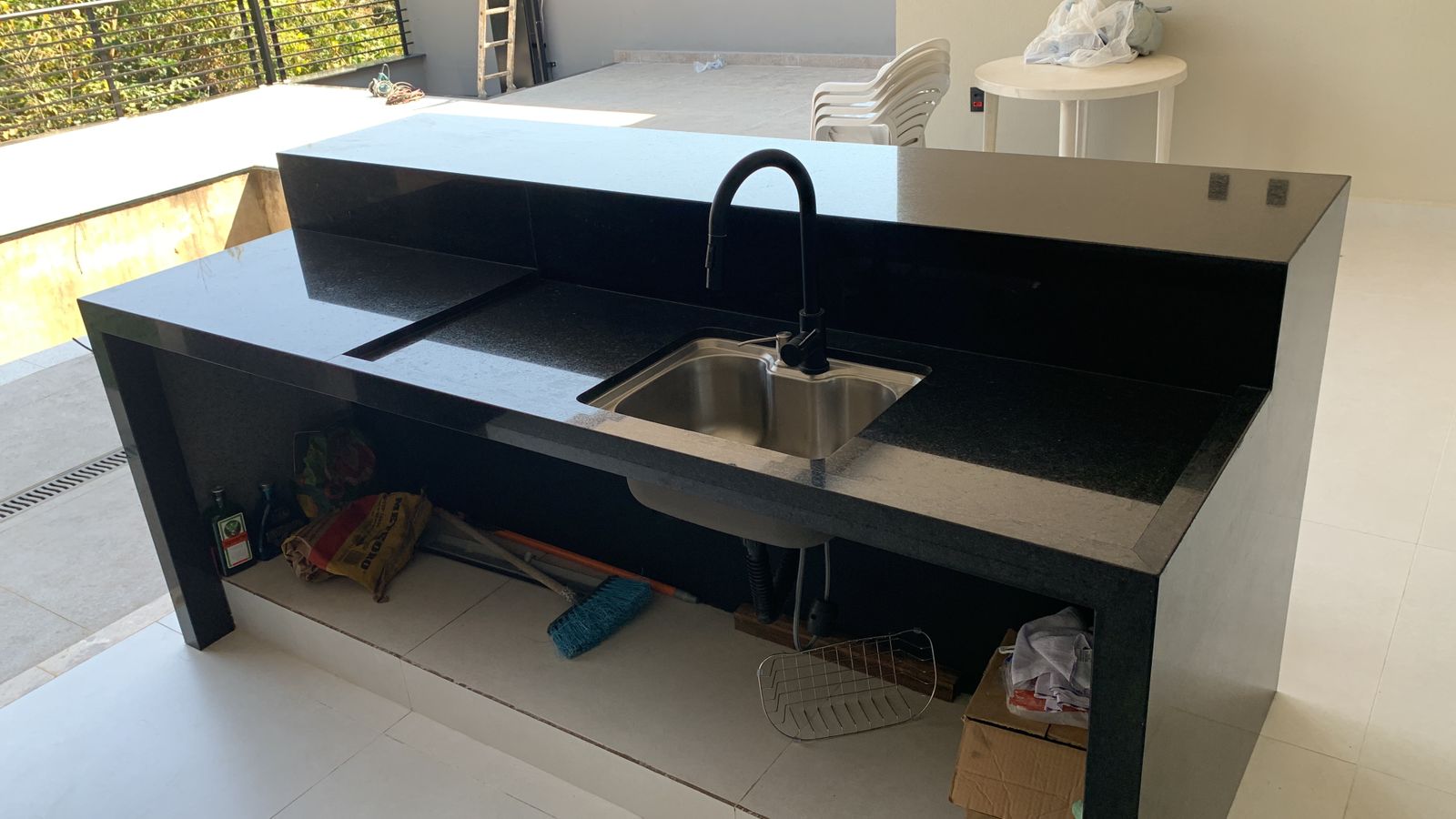 Bancada Ilha de Cozinha em Granito